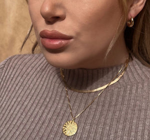 'Sunray' 18kt Gold Fill Pendant (NGCP6400) Necklaces athenadesigns 