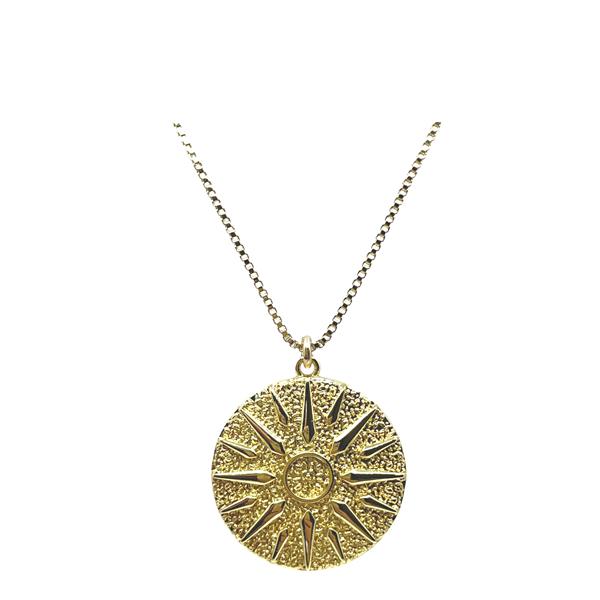 'Sunray' 18kt Gold Fill Pendant (NGCP6400) Necklaces athenadesigns 