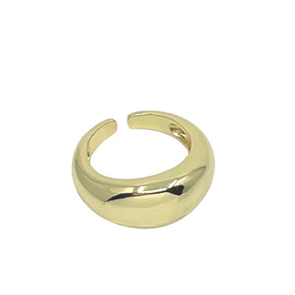Adjustable Ring: Dome Shaped: 18kt Gold Fill (RG4600) Rings athenadesigns 