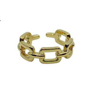Link Adjustable Ring; Gold Fill (RG4080) Rings athenadesigns 