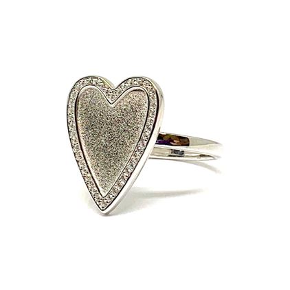 Heart Ring: Sterling (RS645) Rings athenadesigns 6: RS645/6 