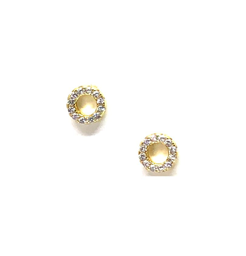 Small Open Circle Stud: Gold Vermeil (EGP4605/S) Also Rose Gold Vermeil Earrings athenadesigns Gold- EGP4605/S 